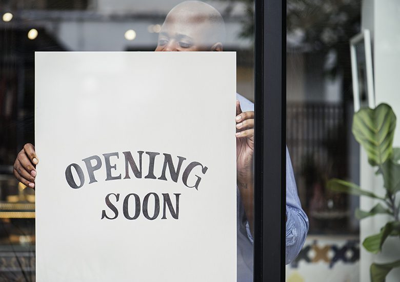 Man putting on store opening soon sign Man putting on store opening soon sign
***These are our own 3D generic designs. They do not infringe on any copyrighted designs.***